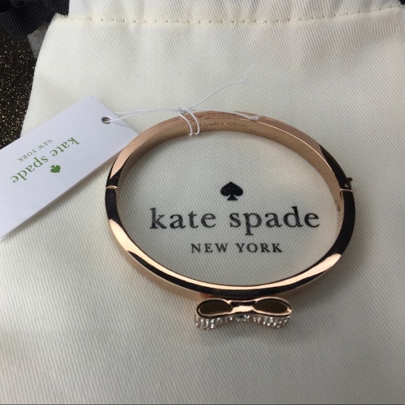 Last 1🔥 ♠️Kate spade rose gold bow bracelet - Picture 4 of 4